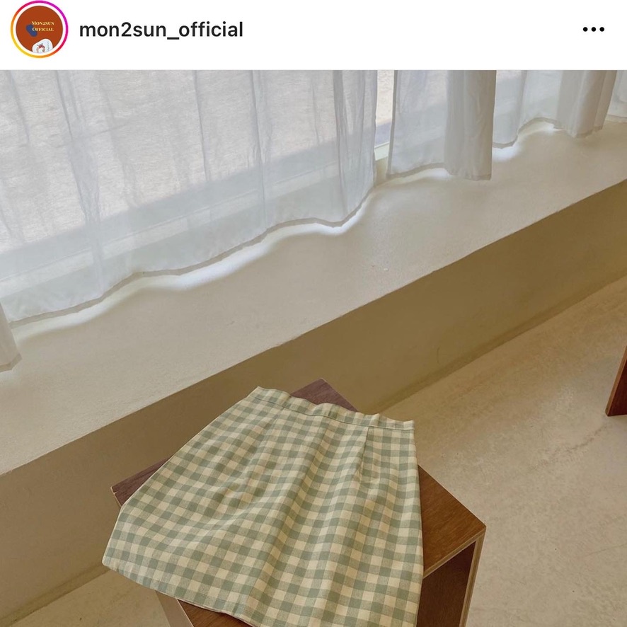 mon2sun ของใหม่🎟 กระโปรงผ้า canvas มีซับใน