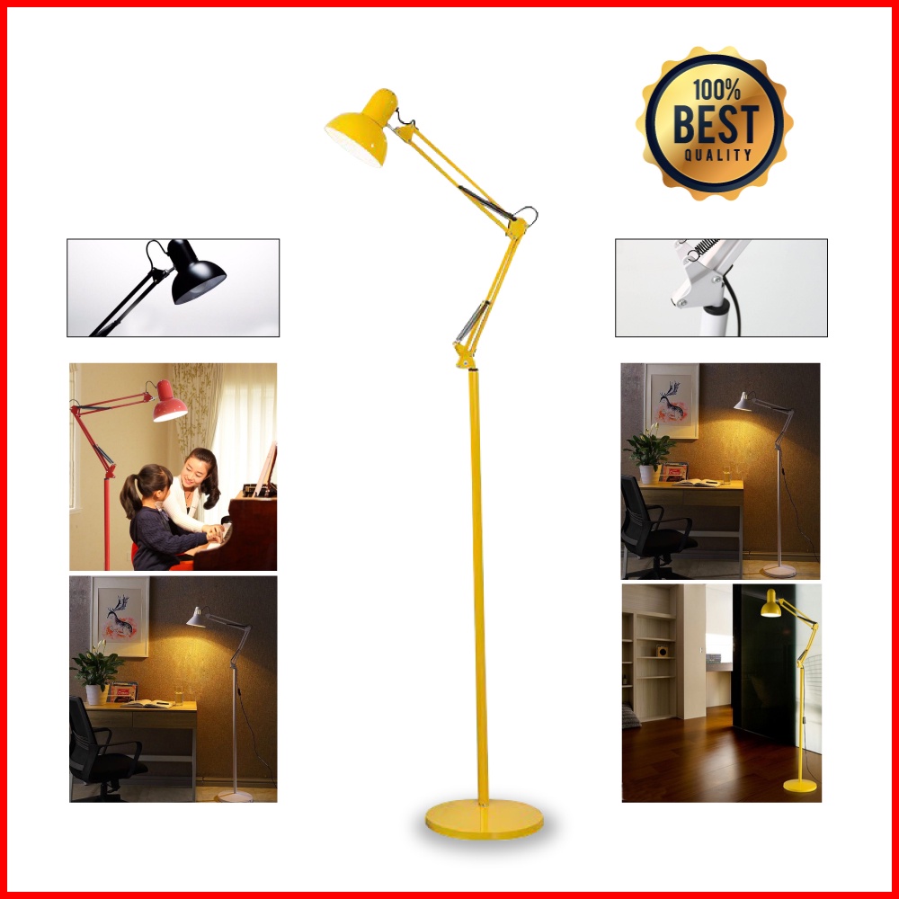 สินค้าพร้อมส่ง!โคมไฟตั้งพื้น  โคมไฟอ่านหนังสือ Floor lamp สินค้าไม่แถมหลอดไฟ