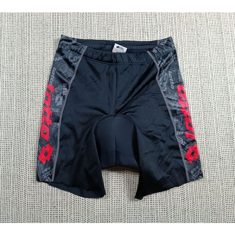 แบรนด์แท้ LOTTO size L กางเกงปั่นจักรยาน งานเกาหลี 28-34" มือสอง
