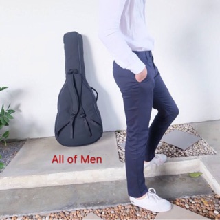 กางเกงสแลคผ้ายืด(สีกรม)ทรงสลิมฟิต