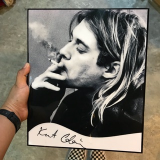 กรอบรูป Kurt Cobain Nirvana