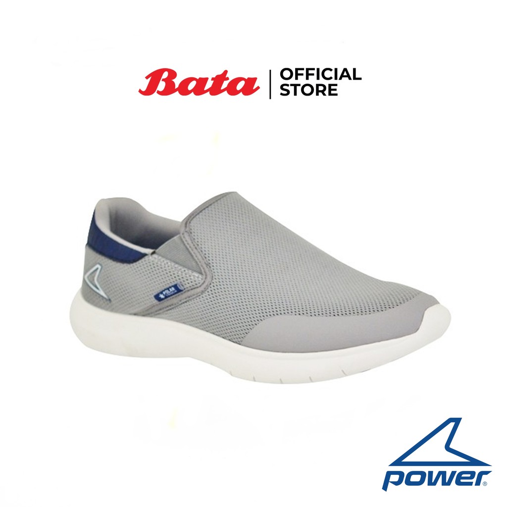 Bata POWER-MENS รองเท้ากีฬา WALKING แบบสวม สีเทา รหัส 8482031