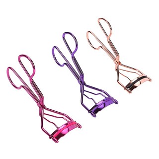 Pro Rose Gold Purple Fuchsia Eyelash Curler Eye Lashes Curling Clip Eyelash Cosmetic Makeup Tools Accessories For Women