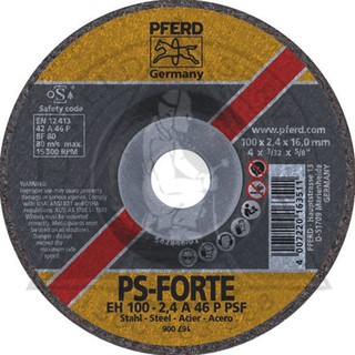 PFERD ใบตัดเหล็ก ใบตัด 25ใบ/กล่อง PS-FORTE ตราม้าลอดห่วง Made in Germany