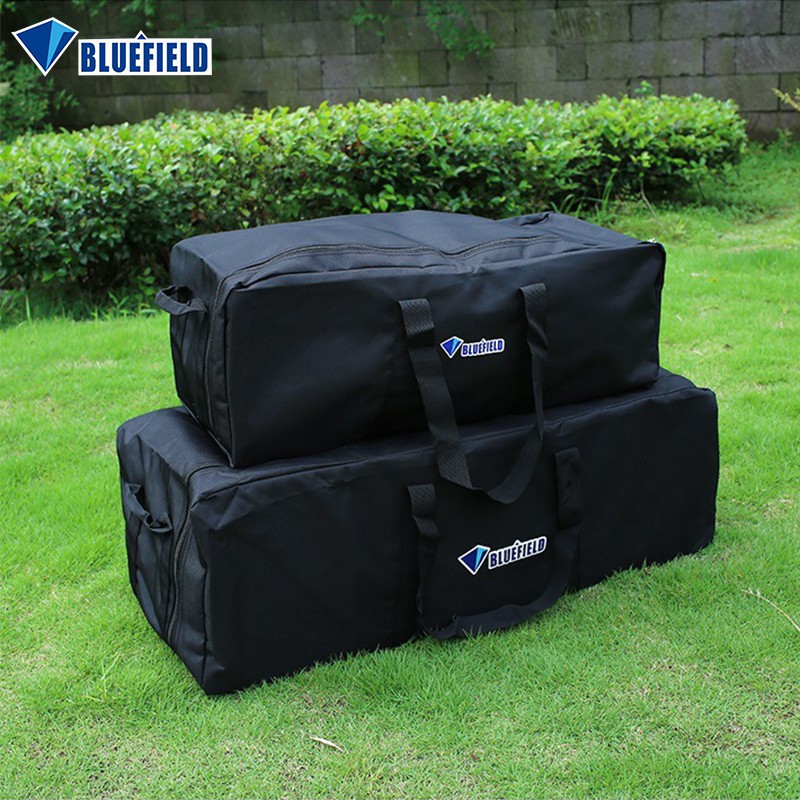 🚚พร้อมส่ง🚚Bluefield กระเป๋าแคมป์ปิ้ง 150L ผ้าออกซ์ฟอร์ด กันน้ำ เอนกประสงค์ ความจุใหญ่ เก็บของเยอะ