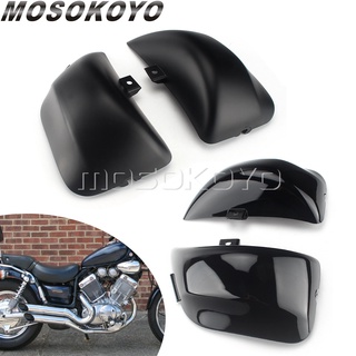 MD-รถจักรยานยนต์ด้าน F Airing แบตเตอรี่ปกคลุมสำหรับ Yamaha Virago XV535 XV400 XV 535 400 1987-2021อุปกรณ์เสริม ABS ด้านแ