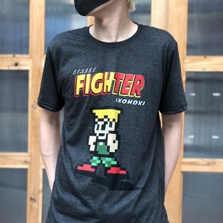 Unisex T-Shirt เสื้อยืดคอกลม แขนสั้น พิมพ์ลาย Street Fighter ใส่ได้ทั้งผู้หญิง-ผู้ชาย/ รุ่น IA-049