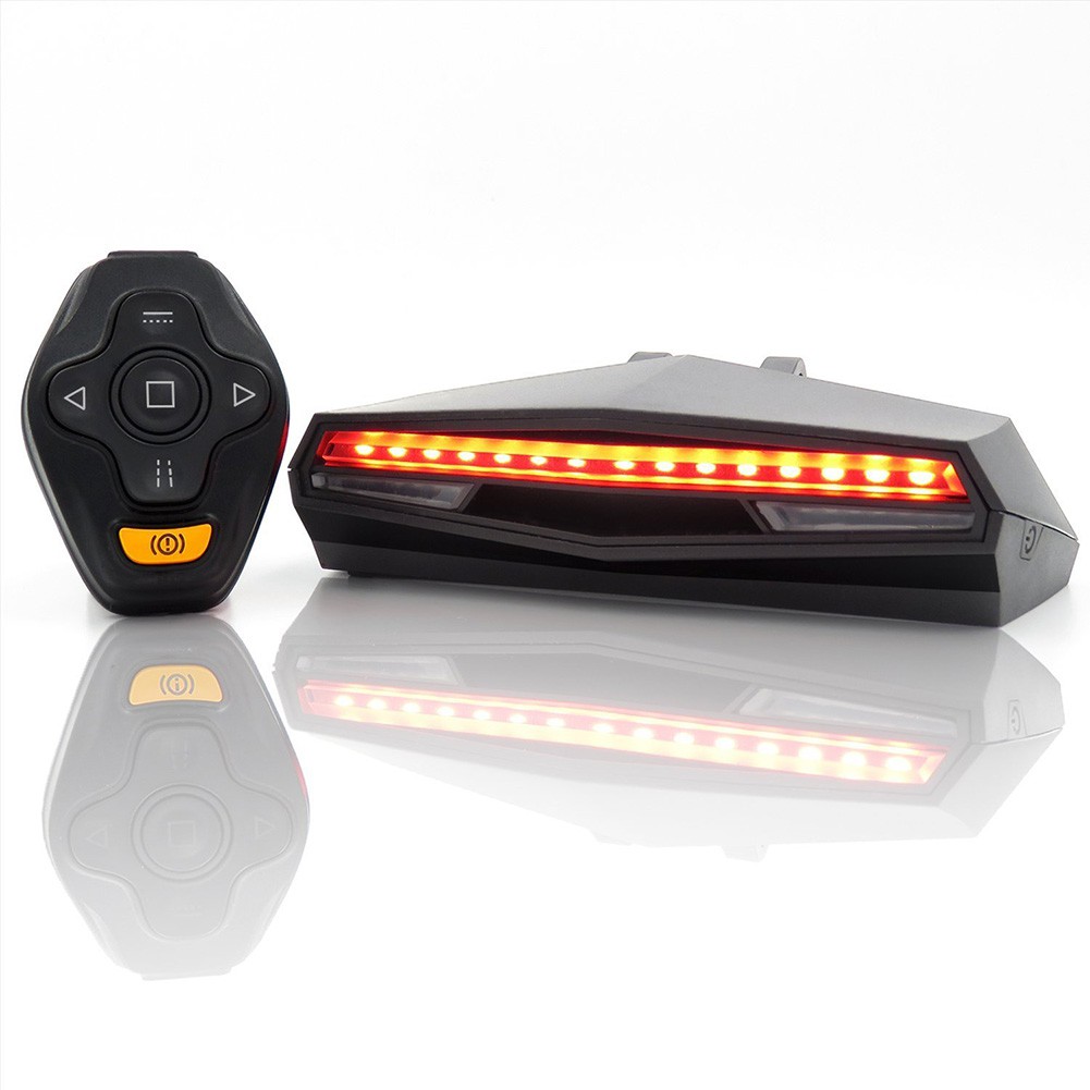 Wireless Control Powerful Tail Rechargeable Remote Smart Bicycle Usb ...