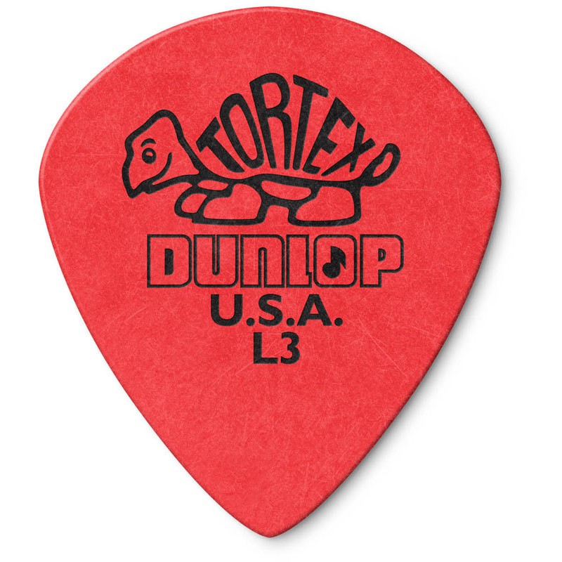 ปิ๊กDunlop รุ่น Tortex Jazz III L3 (sharp) 0.5 แดง