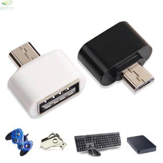 อะเเดปเตอร์แปลง USB 2.0 Android OTG Micro V8 Male  เป็น USB-A Type-A Female