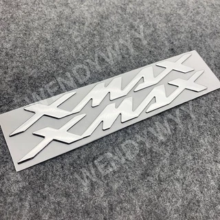 สติกเกอร์ตราสัญลักษณ์ 3D สําหรับติดตกแต่งล้อรถมอเตอร์ไซค์ YAMAHA XMAX 300 250 400 125 2 ชิ้น