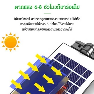 รับประกัน2ปี Solar lights ไฟถนนโซล่าเซลล์ ไฟสปอตไลท์ ไฟLED ไฟโซล่าเซลล์ โคมไฟถนน โคมไฟโซล่าเซลล์ กันน้ำ