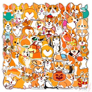 ❉ สติกเกอร์ Corgi - Series 05 Pets Dogs สําหรับติดตกแต่ง ❉ สติกเกอร์แฟชั่น DIY Doodle 50 ชิ้น/เซต