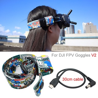 Adjustable Head Strap Elastic Band Colorful Headband Replacement for DJI FPV Goggles V2 RC Racing Drone Spare Parts Accessories