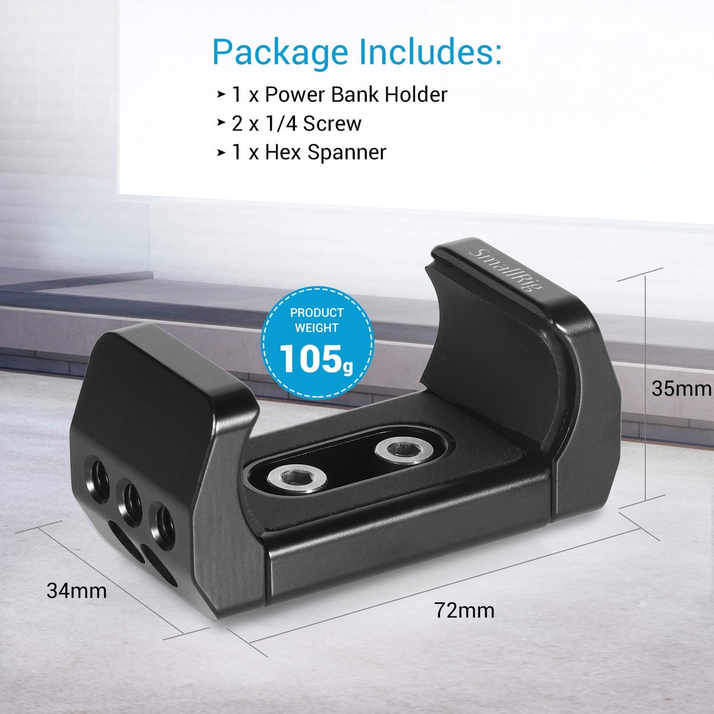 Smallrig Holder สําหรับพาวเวอร์แบงค์แบบพกพา Bub2336