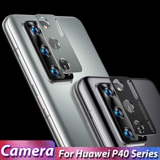 ตัวป้องกันกล้องสำหรับ Huawei P40 Pro ฟิล์มกระจกนิรภัยโลหะด้านหลังแหวนป้องกันเลนส์สำหรับ Huawei P40 Pro P40pro