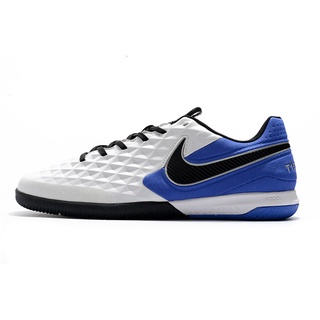 Nike Tiempo Lunar Legend VIII Pro IC 8th Generation High-End รองเท้าฟุตบอลถัก กันน้ํา MD Arm ในร่ม