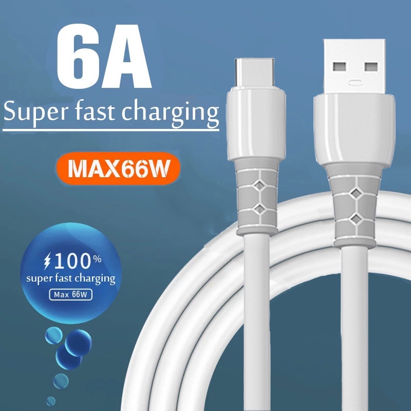 Huawei NOVA 5T 3 3i 4e 3e Y9 Prime 2019 Y7P Y8P Y6P Y9s Super Fast 66W สายชาร์จ Macaron สี USB Type 