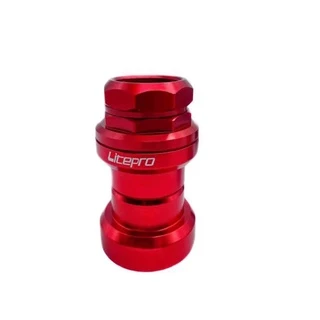 Litepro จักรยานพับ 1-1/8 ชุดหูฟัง 34 มม.แบริ่งปิดผนึกอลูมิเนียมส้อมด้านหน้าในตัวหลอดตรงชามสําหรับ Brompton