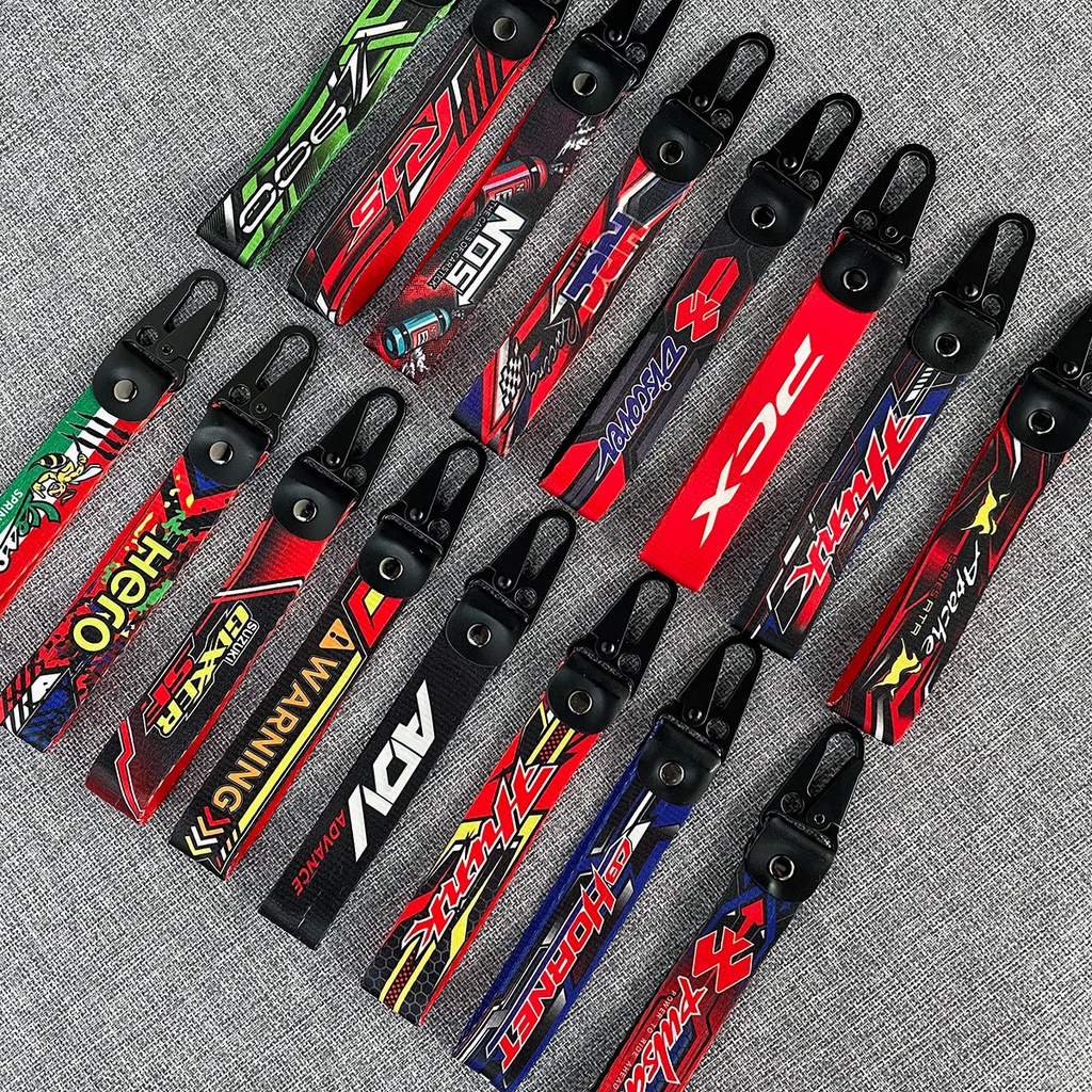 สําหรับ Honda Yamaha SUZUKI KTM แบรนด์ทั้งหมด พวงกุญแจสายทนทาน อุปกรณ์มอเตอร์ไซค์