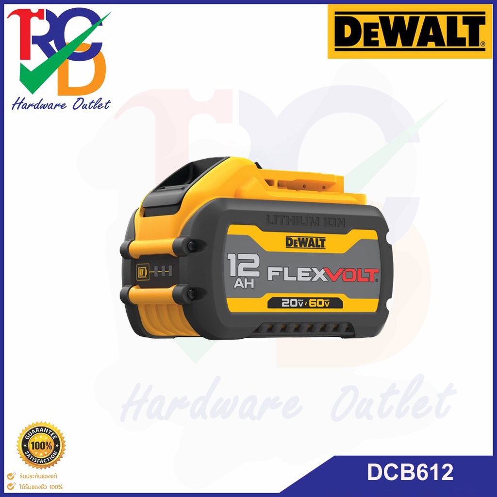 DEWALT DCB612 FLEXVOLT® 20V/60Vแบตเตอรี่ Lithium-ion 12.0 AH
