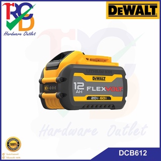 DEWALT DCB612 FLEXVOLT® 20V/60Vแบตเตอรี่ Lithium-ion 12.0 AH