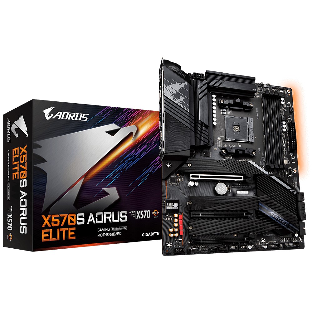 MAINBOARD (เมนบอร์ด) AM4 GIGABYTE X570S AORUS ELITE Warranty 3 - Y