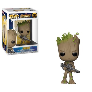 Funko Pop Marvel: Avengers Infinity War - Teen Groot with Gun 293 ฟิกเกอร์ไวนิล