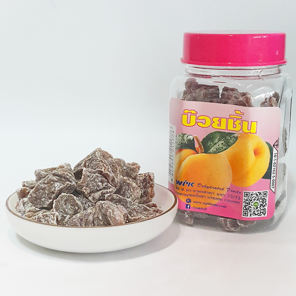 บ๊วยชิ้น 120 g แบบกระปุก พกพาง่าย # Sliced Plum
