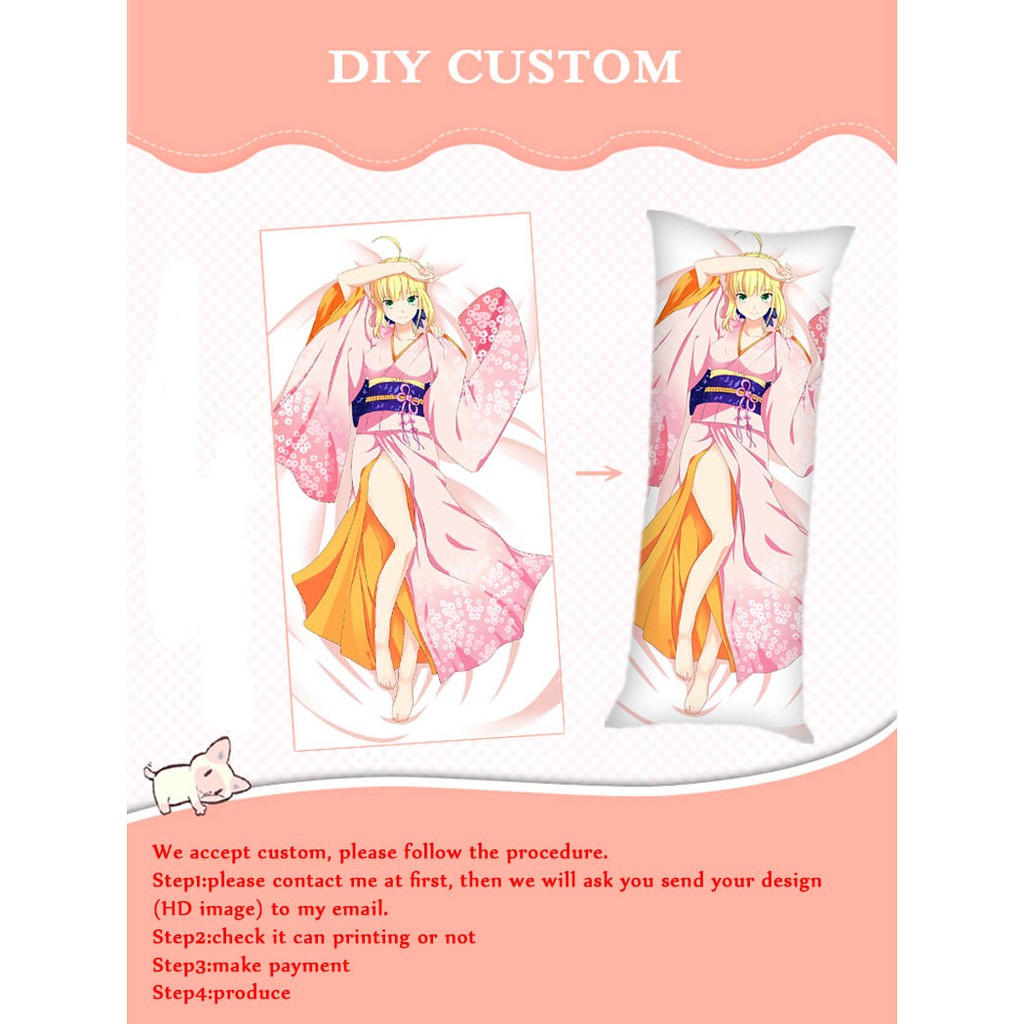 Game Nekopara Coconut Dakimakura Full Printed Hugging Body