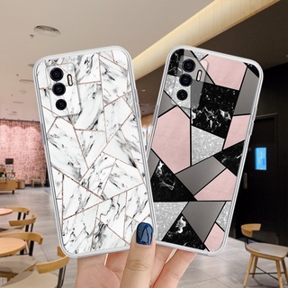 สีสันเรียบง่าย เคส VIVO V23e 4G 5G เคสโทรศัพท์เคสกันกระแทกซิลิโคนใสนุ่มเต็มกล้องปก 301-1