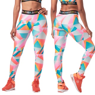 Zumba Wear : Color Your Dance Floor Ankle Leggings (กางเกงเลกกิ้งออกกำลังกายซุมบ้า)