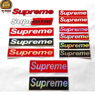 สติกเกอร์ตัด โฮโลแกรม Supreme สําหรับรถยนต์ รถจักรยานยนต์