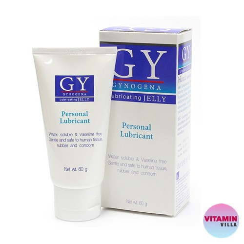 (ผลิต 2020) GY GYNOGENA LUBRICATING JELLY 60G ไกโนเจจ่า เจลหล่อลื่น 60 กรัม