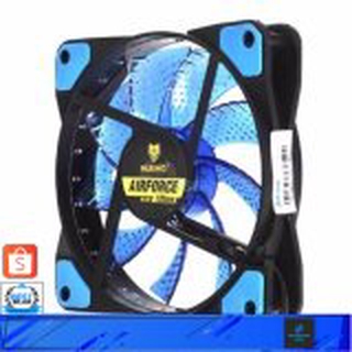 พัดลม FAN Nubwo NFT-100 Air Force 120mm LED Fan Case Blue