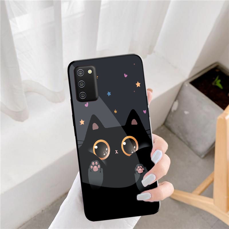 Softcase Glass [SK637] Samsung A03S A22 A32 A20 A10 A20S A6 A8 A10S A30 A50 A30S A50S A51 A21S A71 A