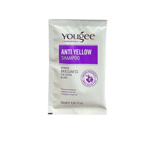 พร้อมส่ง Yougee anti yellow Shampoo ยูจี แอนตี้ เยลโล่ แชมพู ลดไรเหลือง 30 ml. ฆ่าไรเหลือง แชมพูม่วง แชมพูสีม่วง ส่งไว