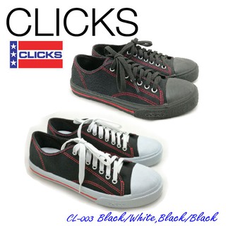 Clicks CL-003 รองเท้าผ้าใบสุภาพสตรีและสุภาพบุรุษ Basic Sport Style