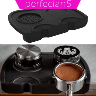 Espresso Mat Coffee Tamper Anti-slip Tamp Holder Pad Silicone Dropped Mat Black