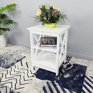 โต๊ะข้างเตียง End Table T-4460-X-Evergreen-Furniture-ทำจากไม้ยางพารา /Manufacturing Wood