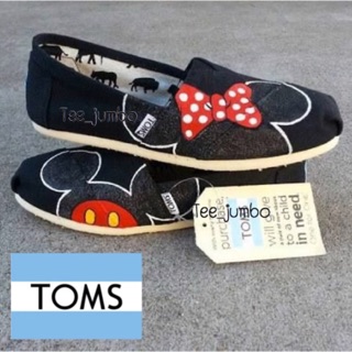 รองเท้า Toms ลายมิกกี้เม้าส์ Mickey 🐭🧶