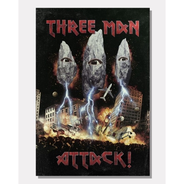 เสื้อ L อก50 THREEMANDOWN ATTACK! ทรีแมนดาวน์