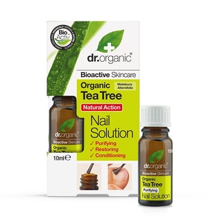 💙แท้💯% นำเข้าจากอังกฤษ🇬🇧น้ำยาออร์แกนิค⚡️Dr. Organic Tea Tree Oil -ฆ่าเชื้อราที่เล็บ/บำรุง/รักษาเล็บ🌟