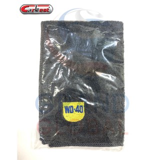 WD 40 ผ้าเช็ดรถ ผ้าไมโคร ผ้า ทำความสะอาด รถยนต์ อเนกประสงค์ ผ้าไมโครไฟเบอร์ microfibre cloth 38*38  cm