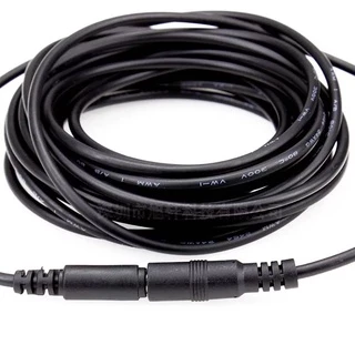 10M 5M 3M 2M 1M 5.5X2.1Mm 24awg 300v DC Power Connector อะแดปเตอร์ตะกั่วสายไฟ12V DC หญิงชายปลั๊กภายนอก
