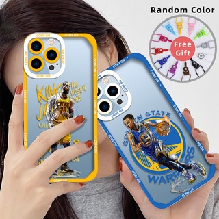 เคสโทรศัพท์มือถือ ซิลิโคนนิ่ม ป้องกัน ลายบาสเก็ตบอล ดาว สําหรับ iPhone 13 Pro Max 11 12 lphone SE 2022 7 8 Plus
