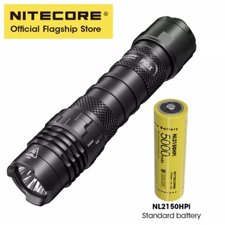 พร้อมส่ง Nitecore P10iX 4000LM 4ไฟฉาย LED ไฟฉาย USB-C ชาร์จไฟฉายยุทธวิธี + 5000MAh 21700แบตเตอรี่ + NTH10 Holster