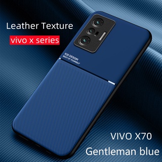 เคสโทรศัพท์มือถือหนัง กันกระแทก มีแม่เหล็กติดรถยนต์ สําหรับ vivo X70 Pro X70Pro + X60 Pro X50 Pro X60Pro X70Pro+