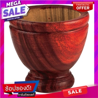 อ.โรจน์รุ่ง ครกไม้ ขนาด 9 นิ้วWooden Mortar 9"es X 1 Pc