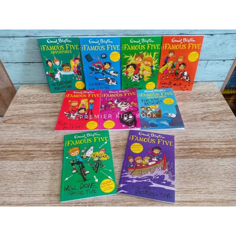 The Famous five Stories collection 9 books Boxset by Enid blyton